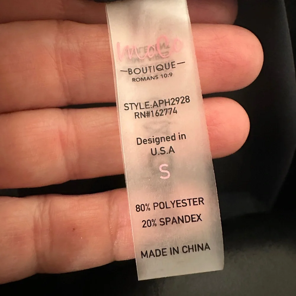 NWOT Shiny Black liquid leggings size small/2 - Picture 5 of 5
